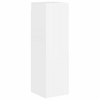 vidaXL TV Cabinet Set 4 pcs High Gloss White Engineered Wood