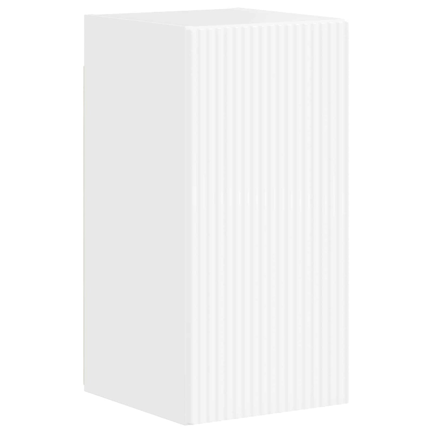 vidaXL TV Cabinet Set 4 pcs High Gloss White Engineered Wood