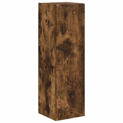 vidaXL TV Cabinet Set Wall-mounted 4 pcs Smoked Oak Engineered Wood