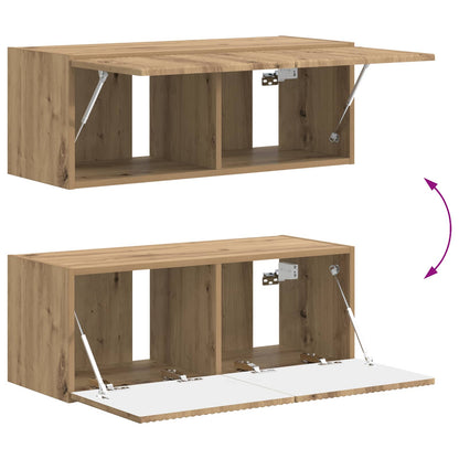 vidaXL TV Cabinet Set 4 pcs Artisan Oak Engineered Wood