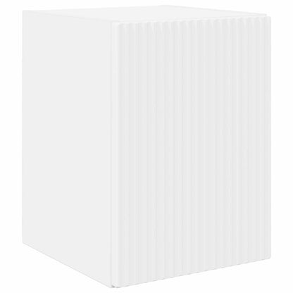vidaXL TV Cabinet Set Wall-mounted 4 pcs White Engineered Wood