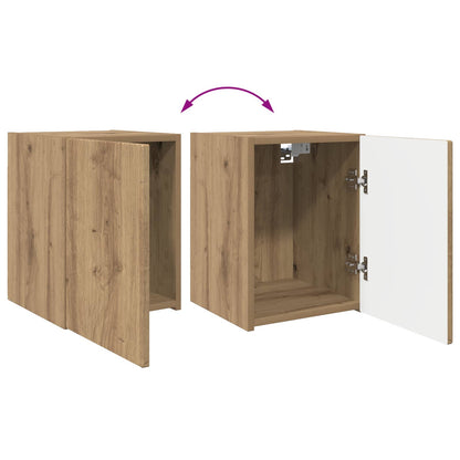 vidaXL TV Cabinet Set 4 pcs Artisan Oak Engineered Wood