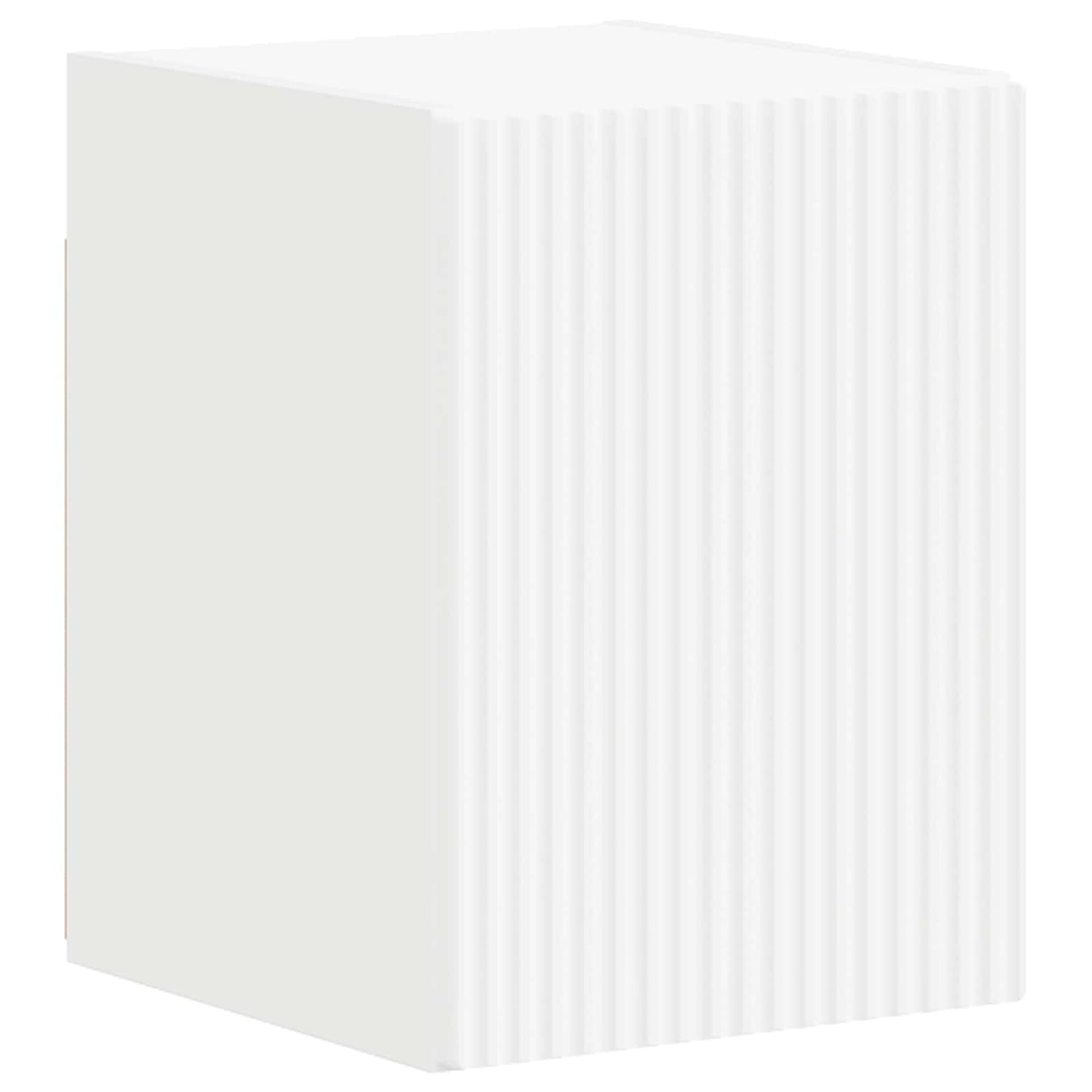 vidaXL TV Cabinet Set Wall-mounted 4 pcs White Engineered Wood