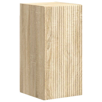 vidaXL TV Cabinet Set Wall-mounted 4 pcs Sonoma Oak Engineered Wood