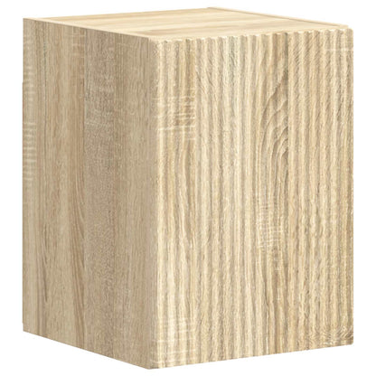 vidaXL TV Cabinet Set Wall-mounted 4 pcs Sonoma Oak Engineered Wood