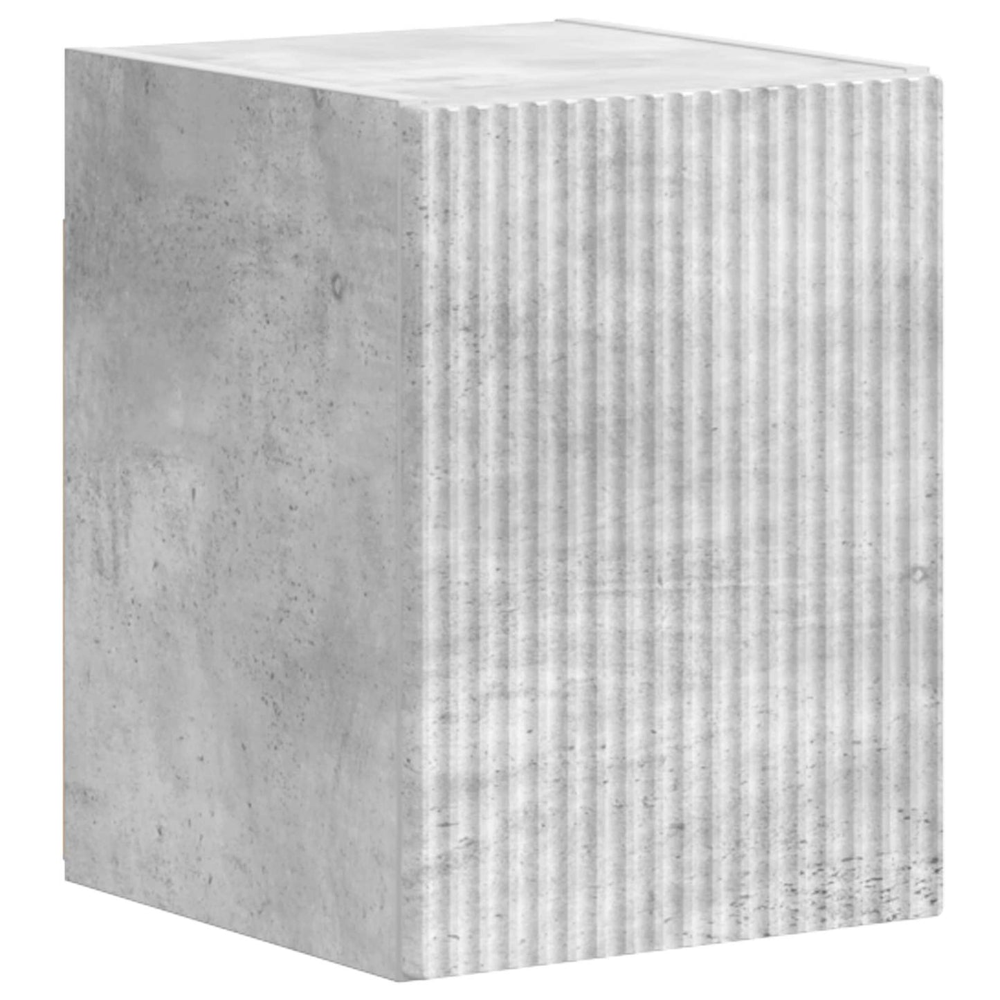 vidaXL TV Cabinet Set Wall-mounted 4 pcs Concrete Grey Engineered Wood