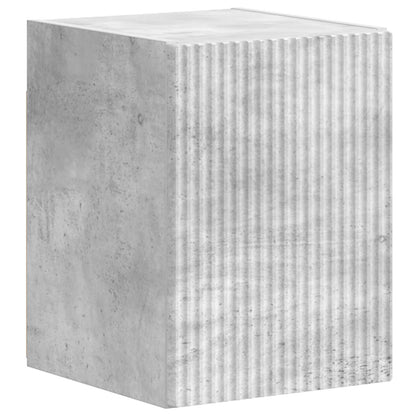 vidaXL TV Cabinet Set Wall-mounted 4 pcs Concrete Grey Engineered Wood
