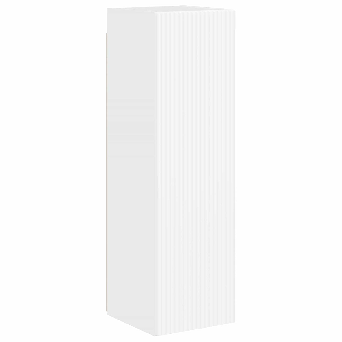 vidaXL TV Cabinet Set 4 pcs High Gloss White Engineered Wood