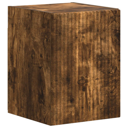 vidaXL TV Cabinet Set Wall-mounted 4 pcs Smoked Oak Engineered Wood