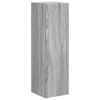 vidaXL TV Cabinet Set Wall-mounted 4 pcs Grey Sonoma Engineered Wood