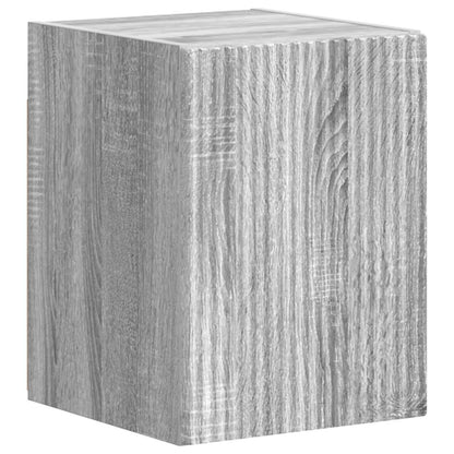 vidaXL TV Cabinet Set Wall-mounted 4 pcs Grey Sonoma Engineered Wood