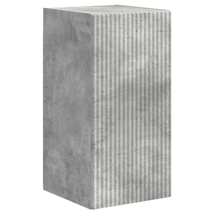 vidaXL TV Cabinet Set Wall-mounted 4 pcs Concrete Grey Engineered Wood