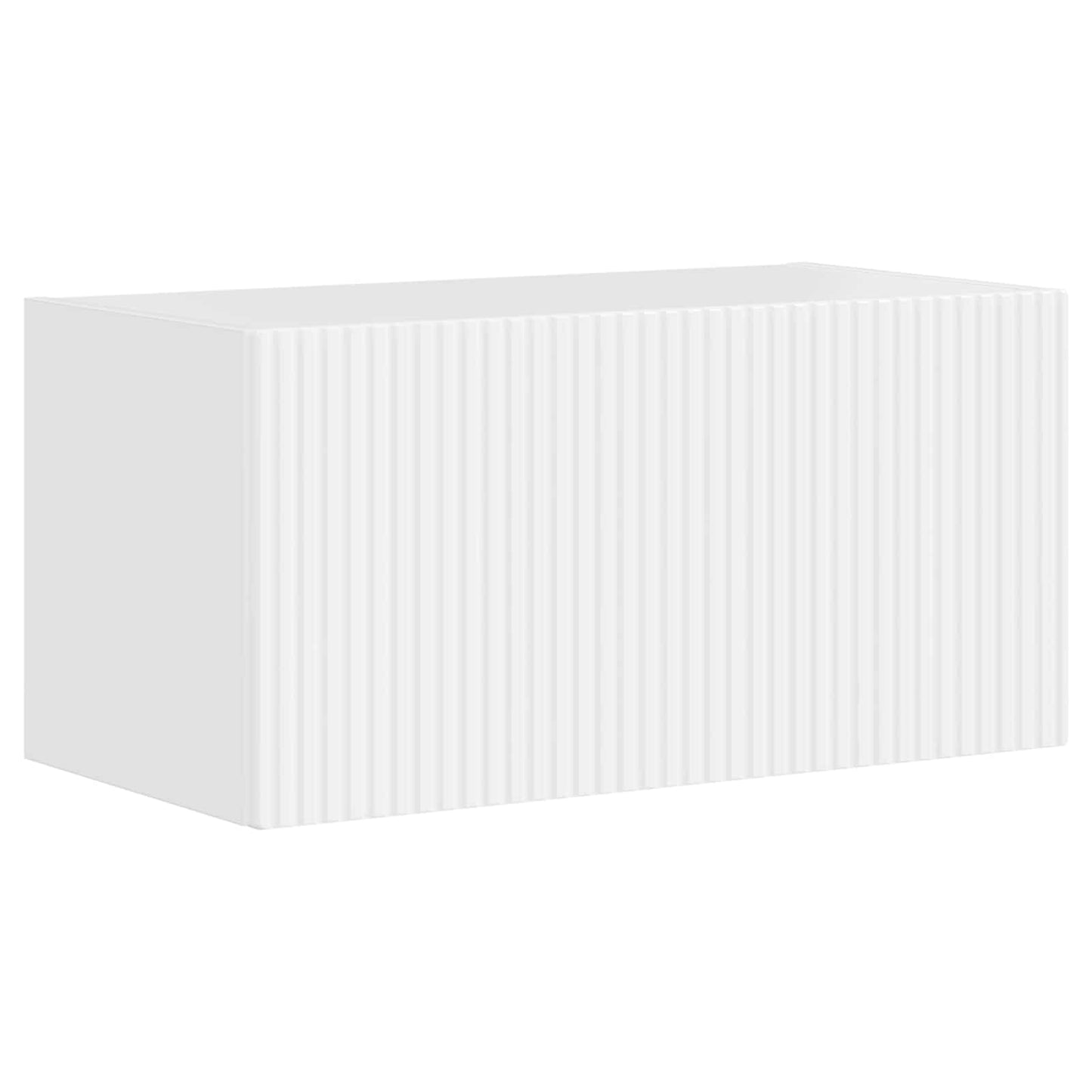 vidaXL TV Cabinet Set 4 pcs High Gloss White Engineered Wood