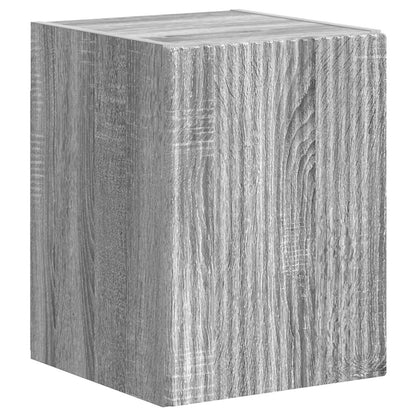 vidaXL TV Cabinet Set Wall-mounted 4 pcs Grey Sonoma Engineered Wood