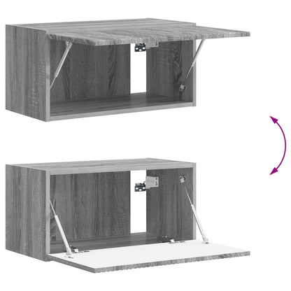 vidaXL TV Cabinet Set Wall-mounted 4 pcs Grey Sonoma Engineered Wood