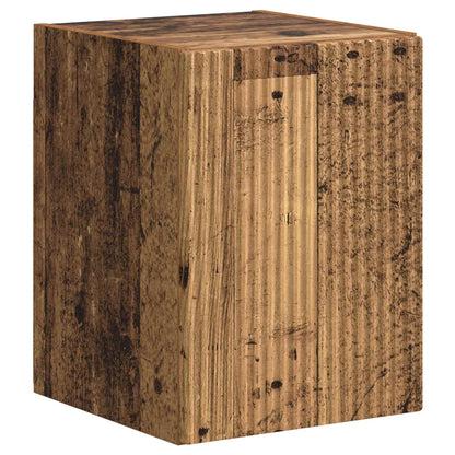 vidaXL TV Cabinet Set Wall-mounted 4 pcs Old Wood Engineered Wood