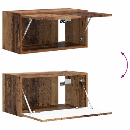 vidaXL TV Cabinet Set Wall-mounted 4 pcs Old Wood Engineered Wood