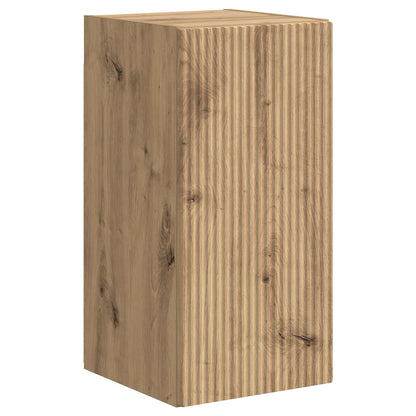 vidaXL TV Cabinet Set Wall-mounted 4 pcs Artisan Oak Engineered Wood