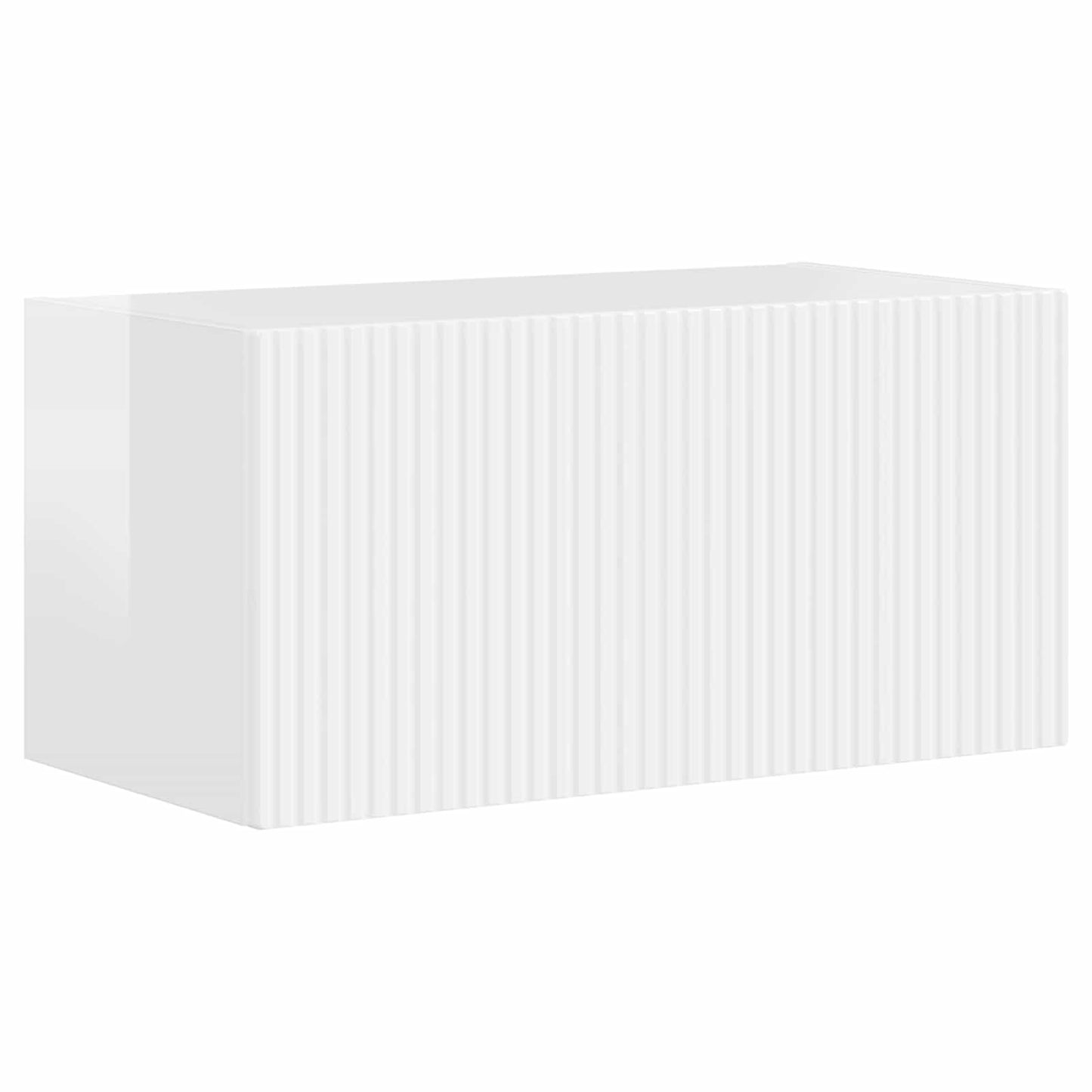 vidaXL TV Cabinet Set 5 pcs High Gloss White Engineered Wood