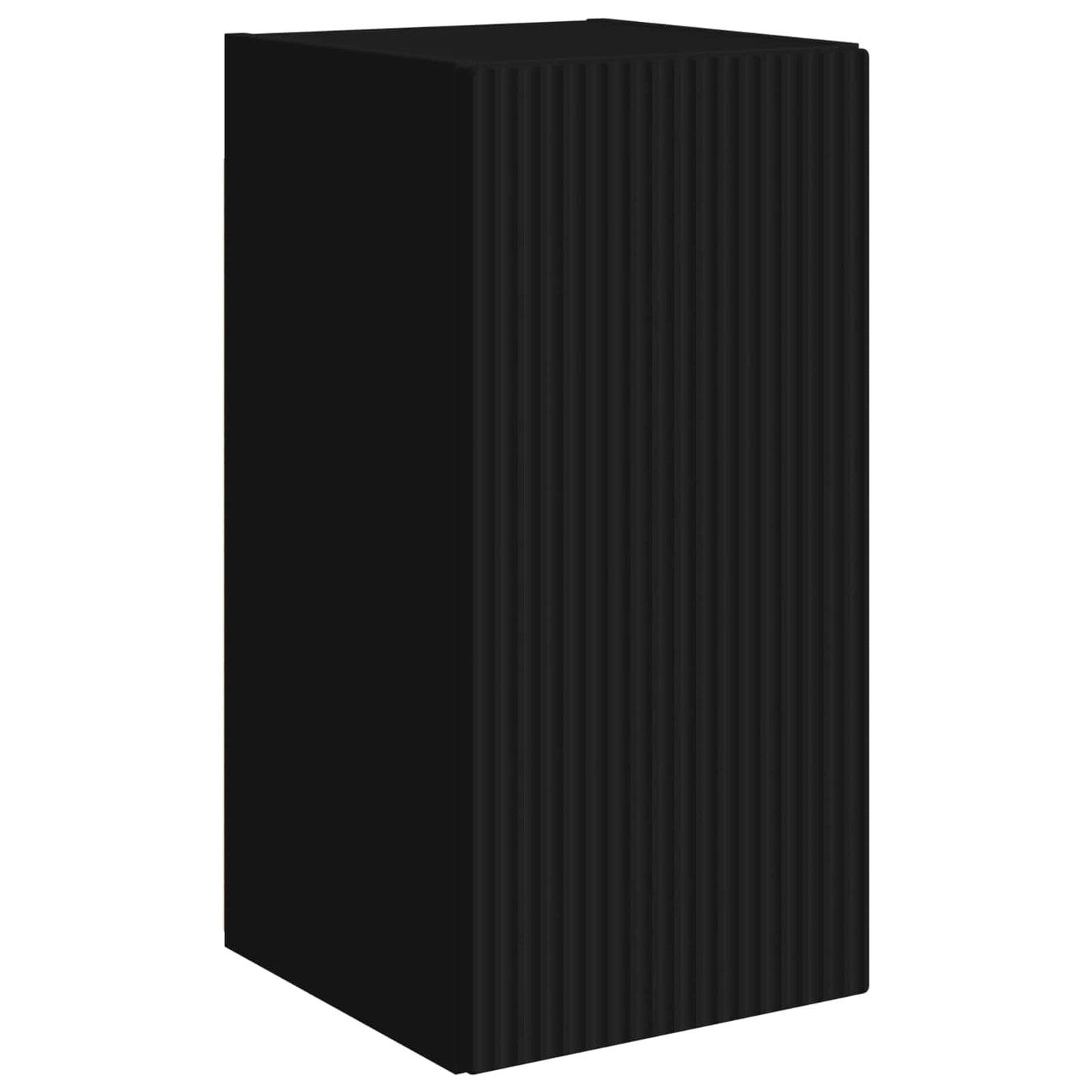 vidaXL TV Cabinet Set 6 pcs Black Engineered Wood