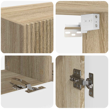vidaXL TV Cabinet Set 6 pcs Sonoma Oak Engineered Wood