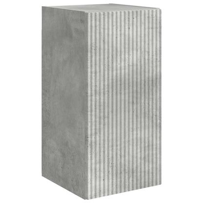 vidaXL TV Cabinet Set Wall-mounted 6 pcs Concrete Grey Engineered Wood