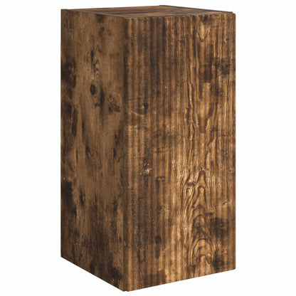 vidaXL TV Cabinet Set Wall-mounted 6 pcs Smoked Oak Engineered Wood