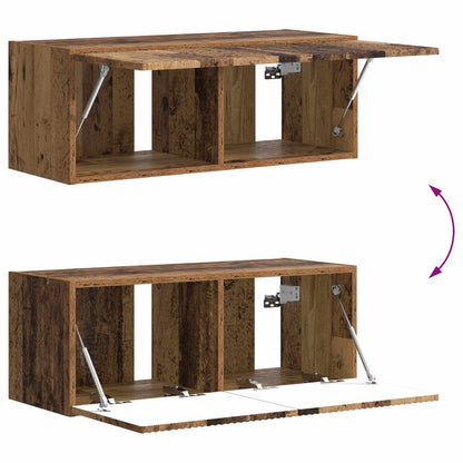 vidaXL TV Cabinet Set Wall-mounted 6 pcs Old Wood Engineered Wood