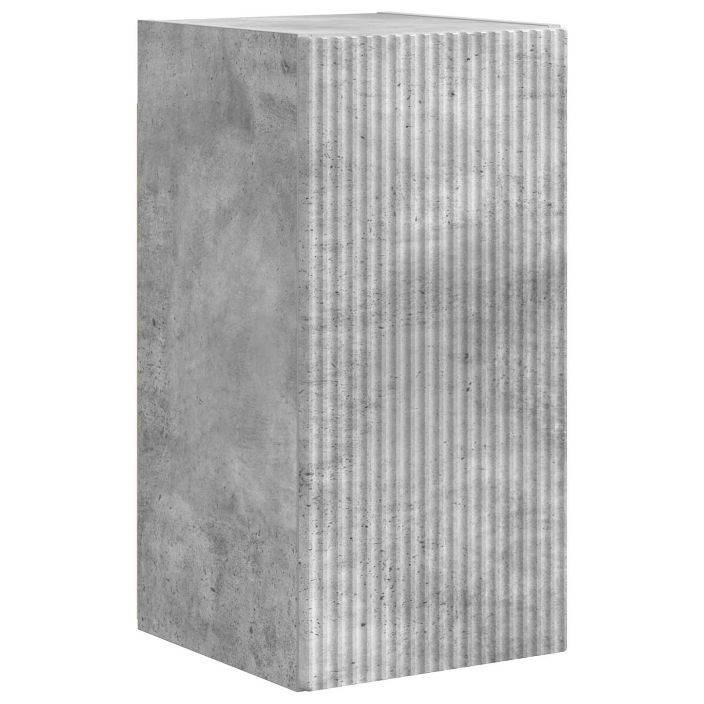 vidaXL TV Cabinet Set Wall-mounted 4 pcs Concrete Grey Engineered Wood