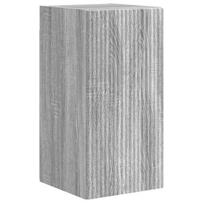 vidaXL TV Cabinet Set Wall-mounted 4 pcs Grey Sonoma Engineered Wood