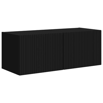 vidaXL TV Cabinet Set 5 pcs Black Engineered Wood