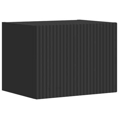 vidaXL TV Cabinet Set 5 pcs Black Engineered Wood