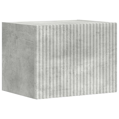 vidaXL TV Cabinet Set Wall-mounted 5 pcs Concrete Grey Engineered Wood