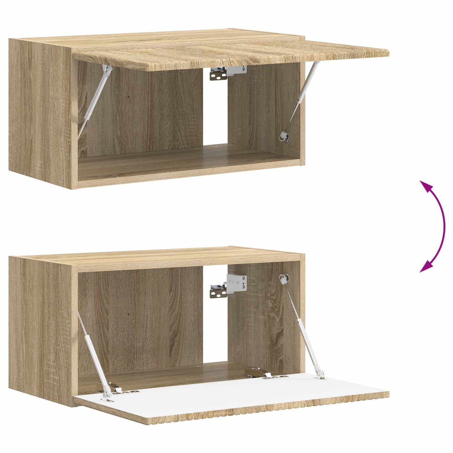 vidaXL TV Cabinet Set 5 pcs Sonoma Oak Engineered Wood