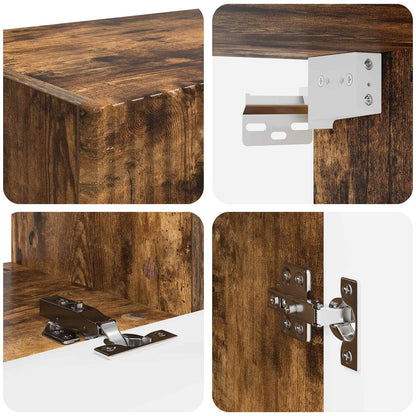 vidaXL TV Cabinet Set 5 pcs Smoked Oak Engineered Wood