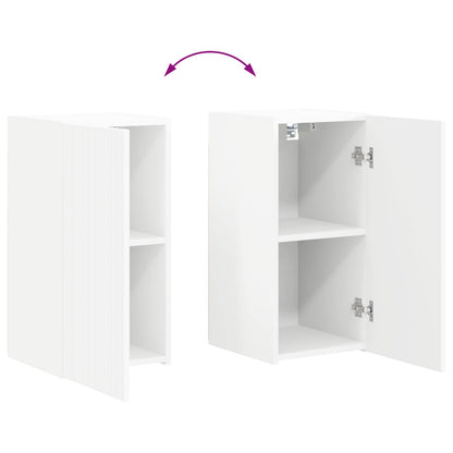 vidaXL TV Cabinet Set 6 pcs White Engineered Wood