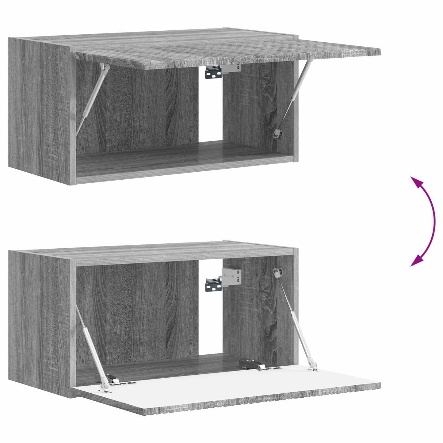 vidaXL TV Cabinet Set 6 pcs Grey Sonoma Engineered Wood