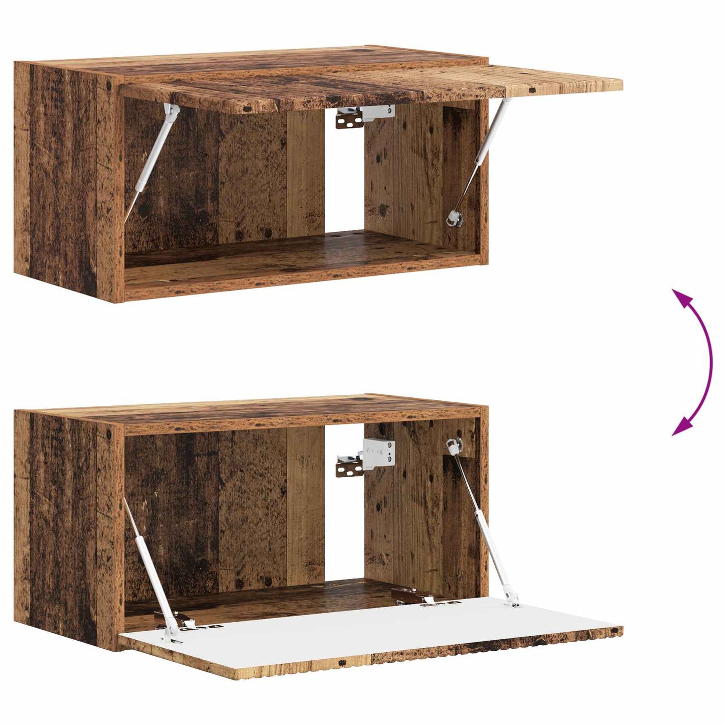 vidaXL TV Cabinet Set 6 pcs Old Wood Engineered Wood