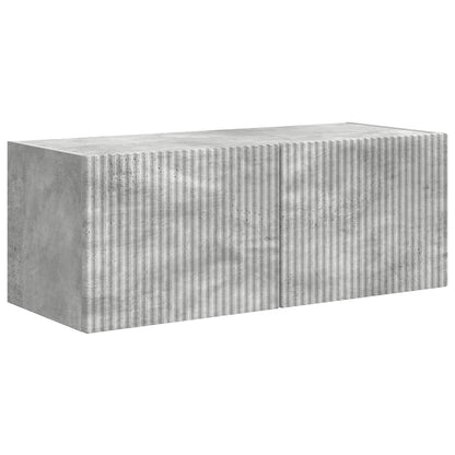 vidaXL TV Cabinet Set 4 pcs Concrete Grey Engineered Wood