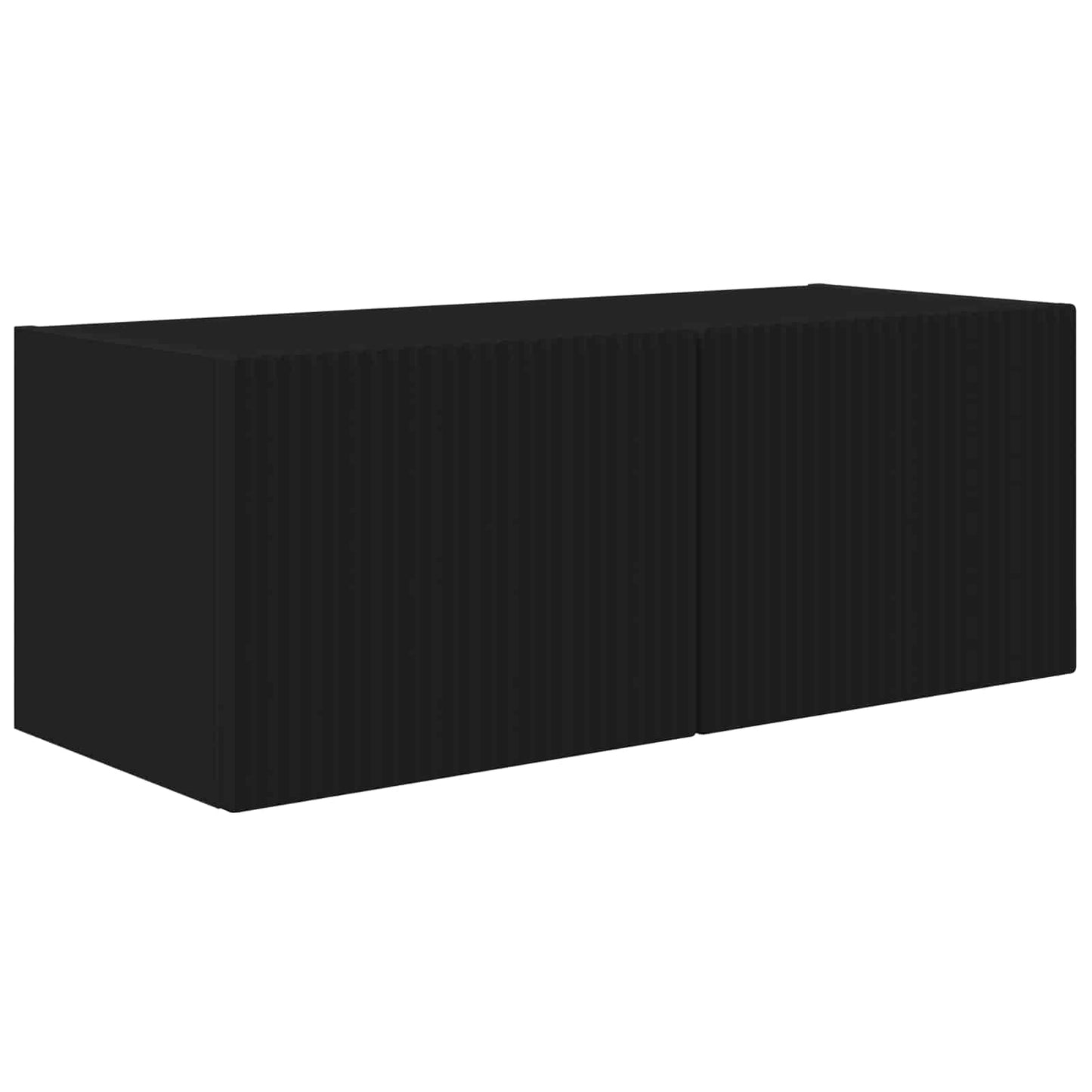 vidaXL TV Cabinet 8 pcs Black