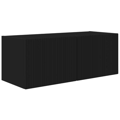 vidaXL TV Cabinet 8 pcs Black