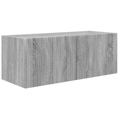 vidaXL TV Cabinet 8 pcs Grey Sonoma