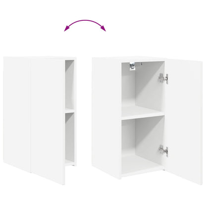 vidaXL TV Cabinet Set 4 pcs White Engineered Wood