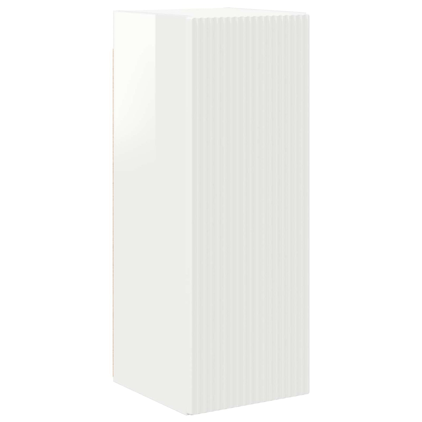 vidaXL TV Cabinet Set 4 pcs High Gloss White Engineered Wood