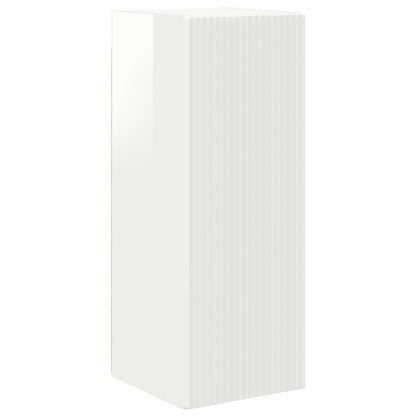 vidaXL TV Cabinet Set 4 pcs High Gloss White Engineered Wood