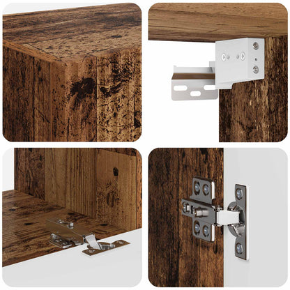 vidaXL TV Cabinet Set 4 pcs Old Wood Engineered Wood