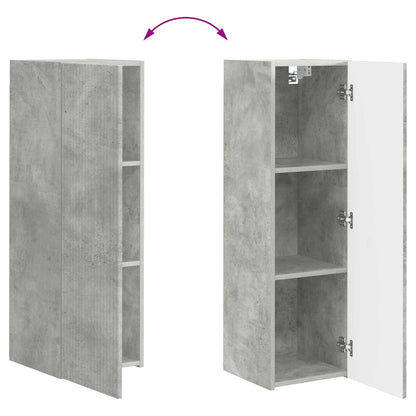 vidaXL TV Cabinet 5 pcs Concrete Grey