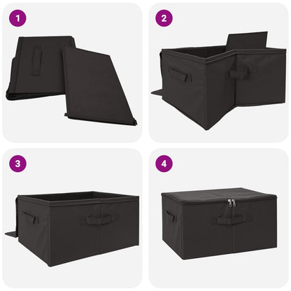 vidaXL Storage Box Anthracite 60 x 43 x 35 cm Non-woven fabric