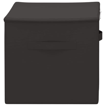 vidaXL Storage Box 24 pcs Anthracite 60 x 43 x 35 cm Non-woven fabric