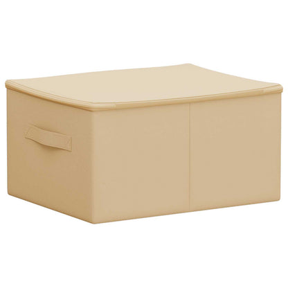 vidaXL Storage Box Cream 43 x 34 x 23 cm Non-woven fabric